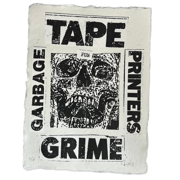 tape printers grime garbage fun