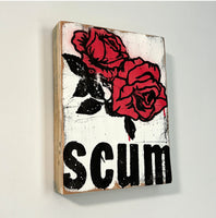 scum - 9x12 inches