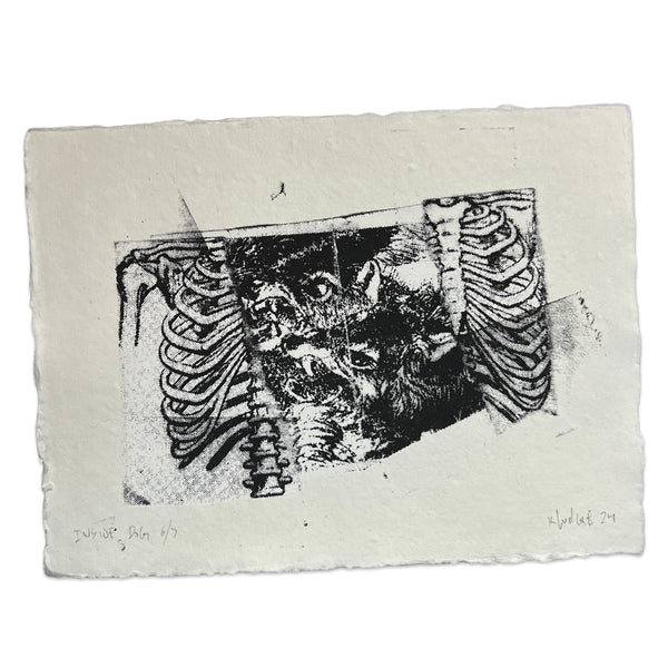 inside dog - 8.5x11 inches