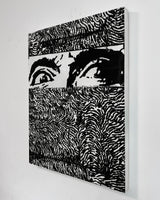 in the thick of it - 18x24 inches