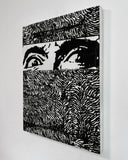 in the thick of it - 18x24 inches